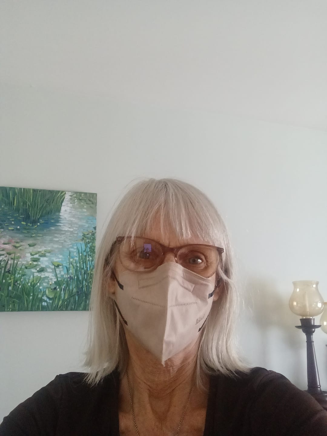 Customer photo review of Kind KN95 Respirator Mask - Colour Series (Cone Shape)