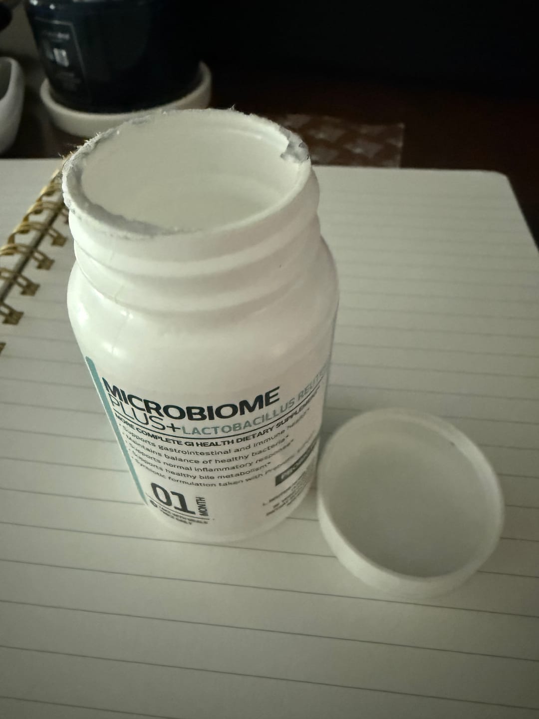 Customer photo review of Lactobacillus Reuteri NCIMB 30242 | Microbiome Plus+