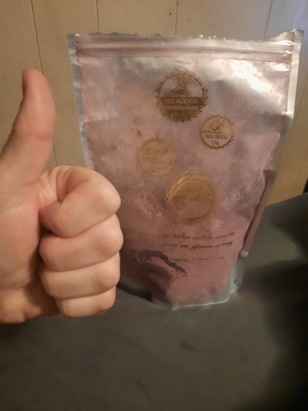 Customer photo review of Organic High Flavanol Cocoa Powder | Purple Cacao Powder | 25% Fat