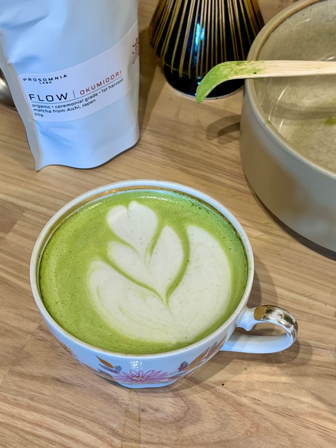 Customer photo review of FLOW™ Signature Matcha