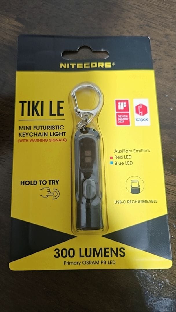 Customer photo review of TIKI (GREEN Glow In The Dark) - 300 lumens