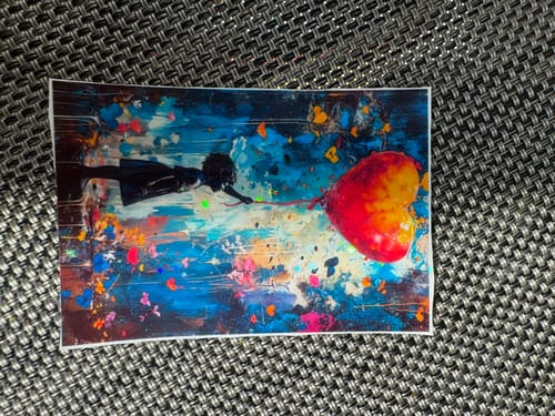 Customer photo review of 5D Diamond Painting - Herzballon der Hoffnung