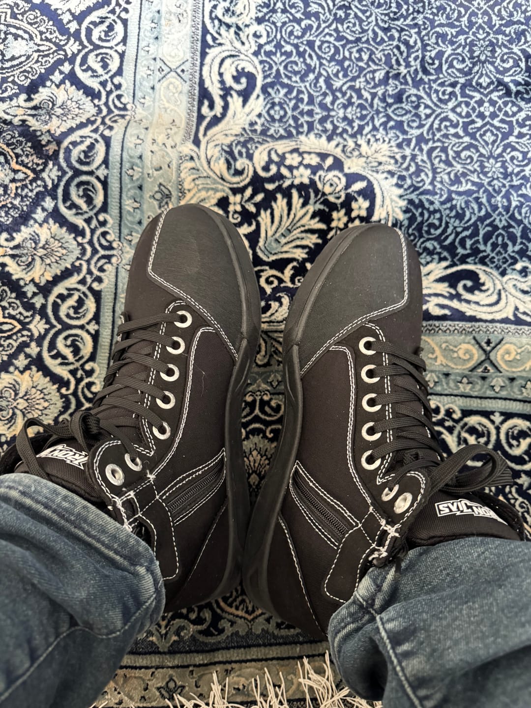 Customer photo review of RIDEIRON Breathable Lightweight Anti-Slip Protective Motorcycle Riding Shoes | XZ016