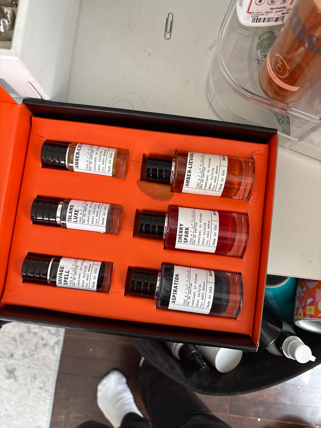 Customer photo review of 6 Scents. 1 Affordable Price.