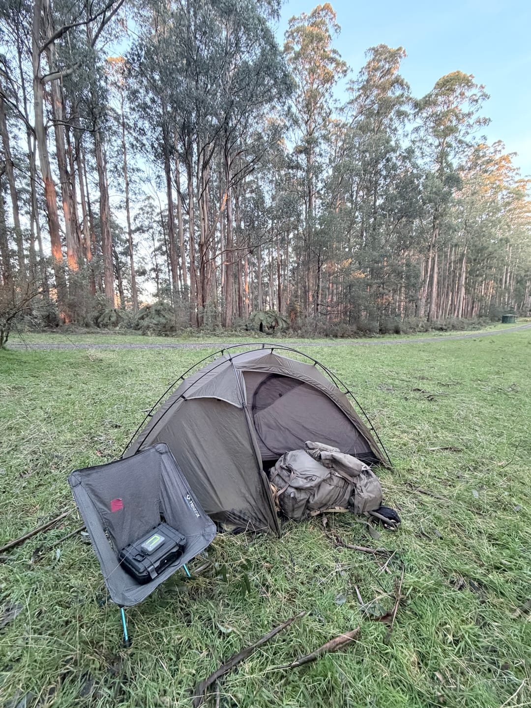 Customer photo review of Lightweight Tent 1P - 4 Season Inner