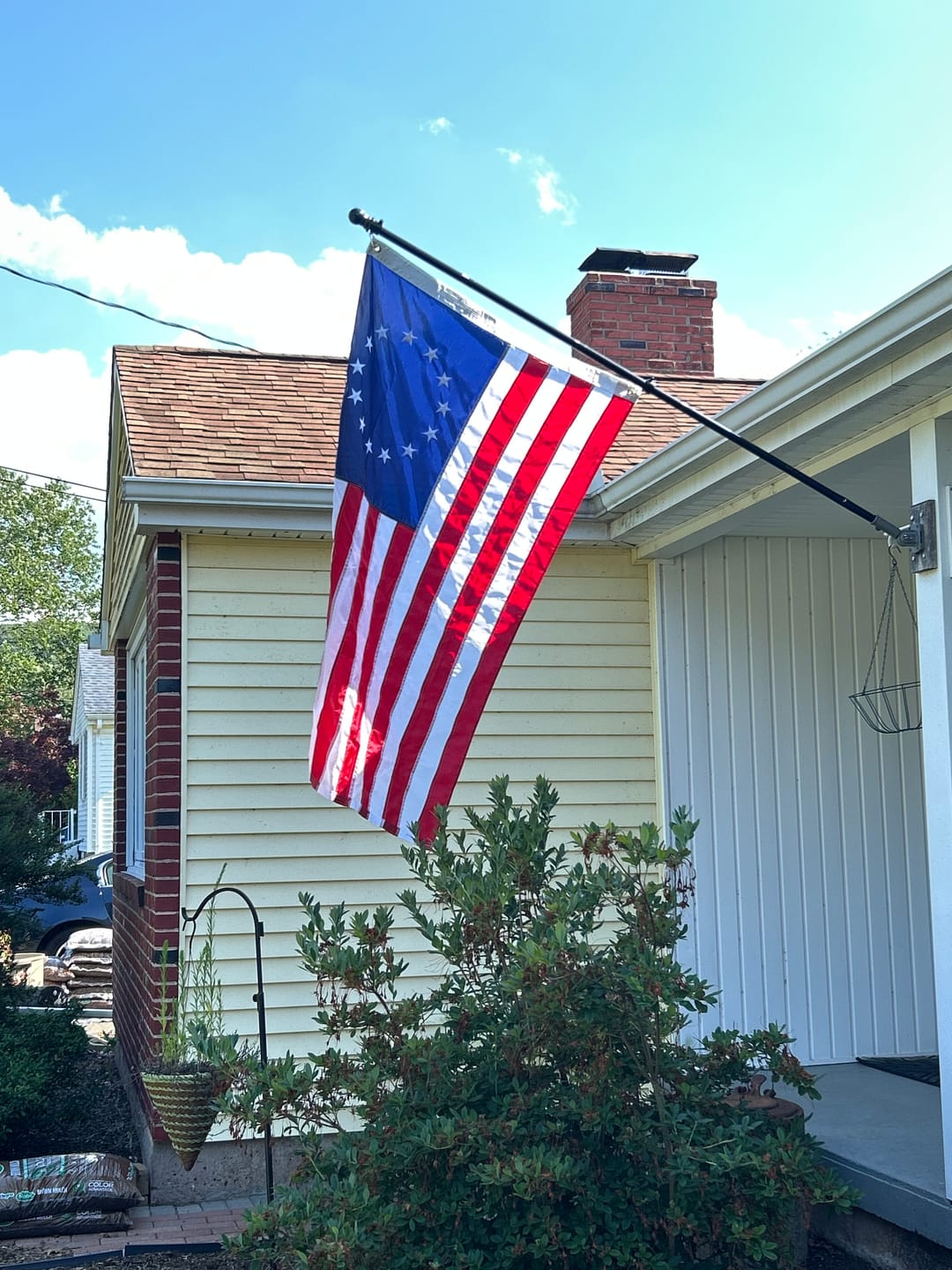 Customer photo review of 3' x 5' Betsy Ross Flag