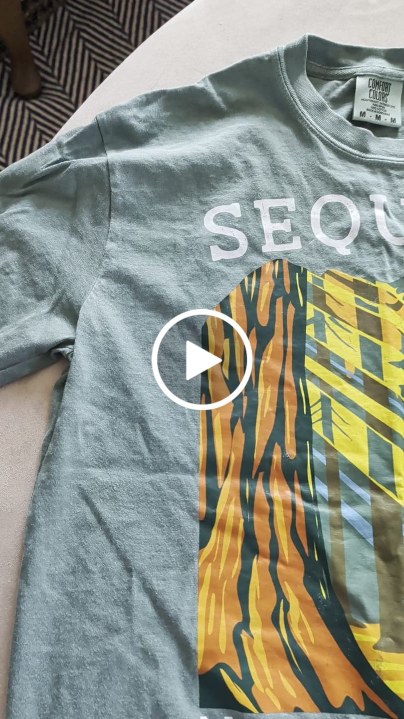 Customer video review of Sequoia National Park Vintage Comfort Colors Tshirt