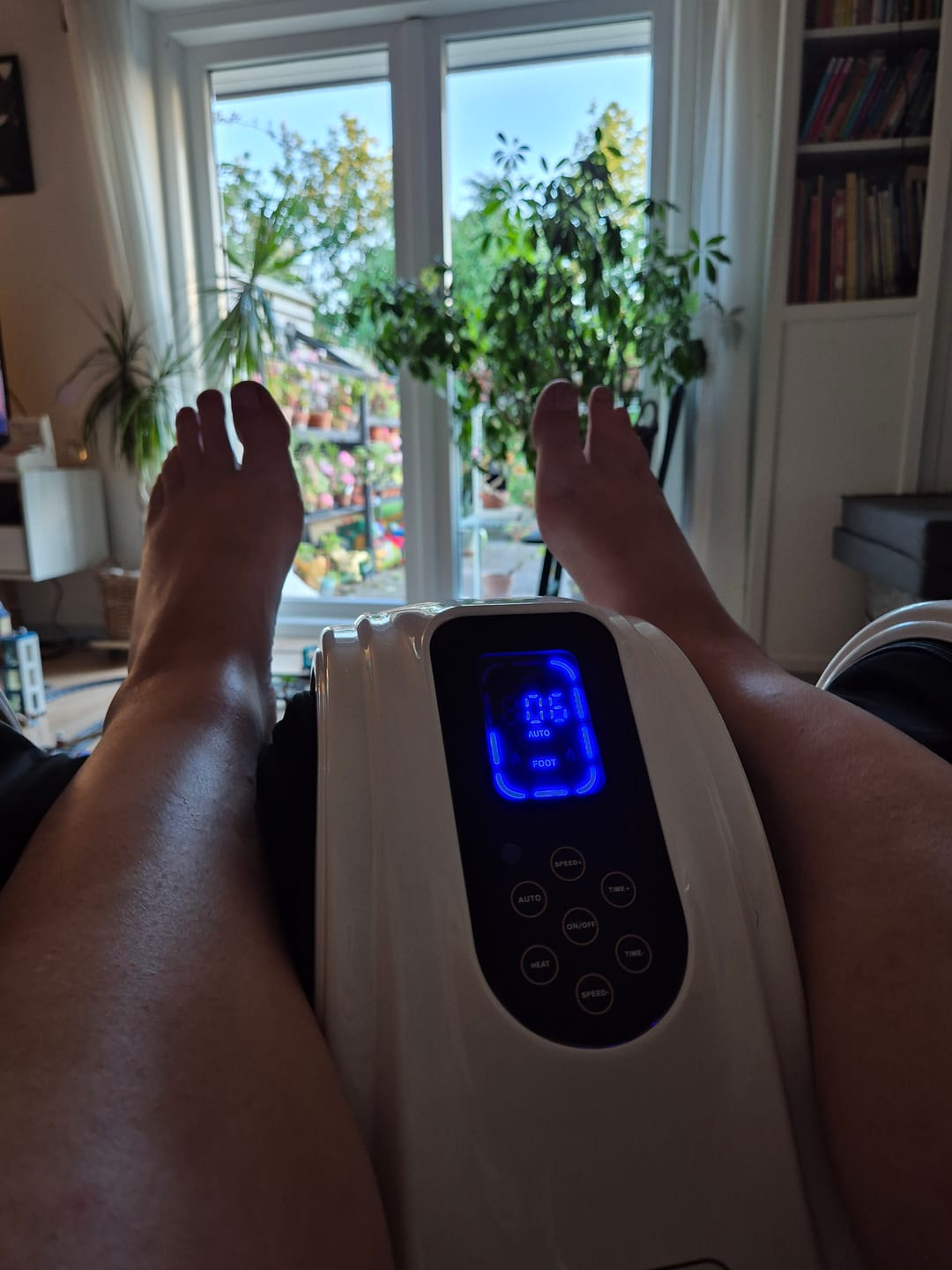 Customer photo review of Fod- og lægmassageapparat med fjernbetjening