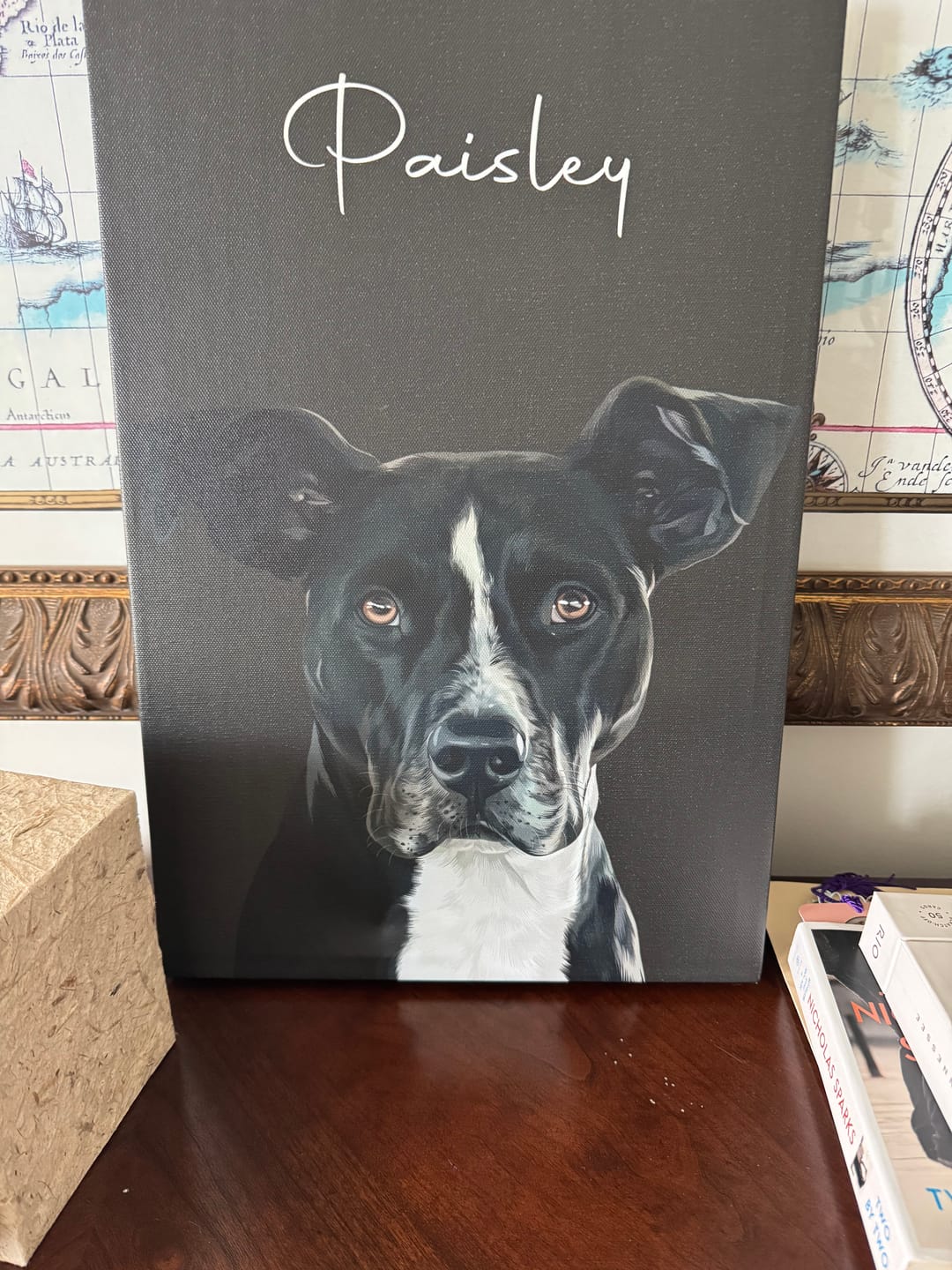 Customer photo review of Pet Art Canvas Wrap