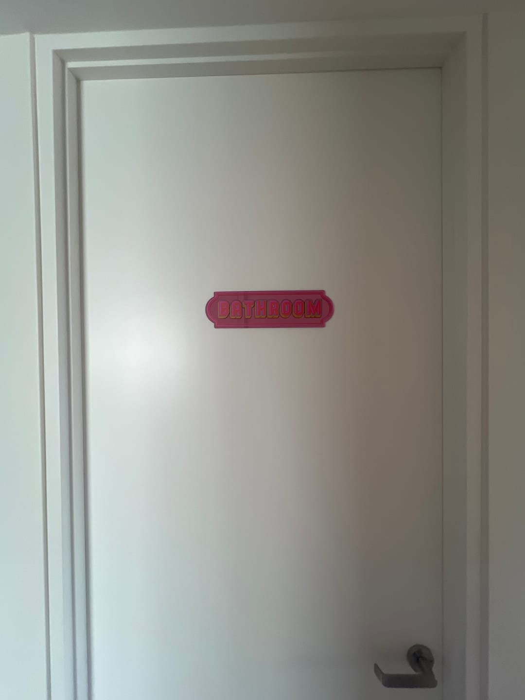 Customer photo review of Bathroom Mirror - Pink Small