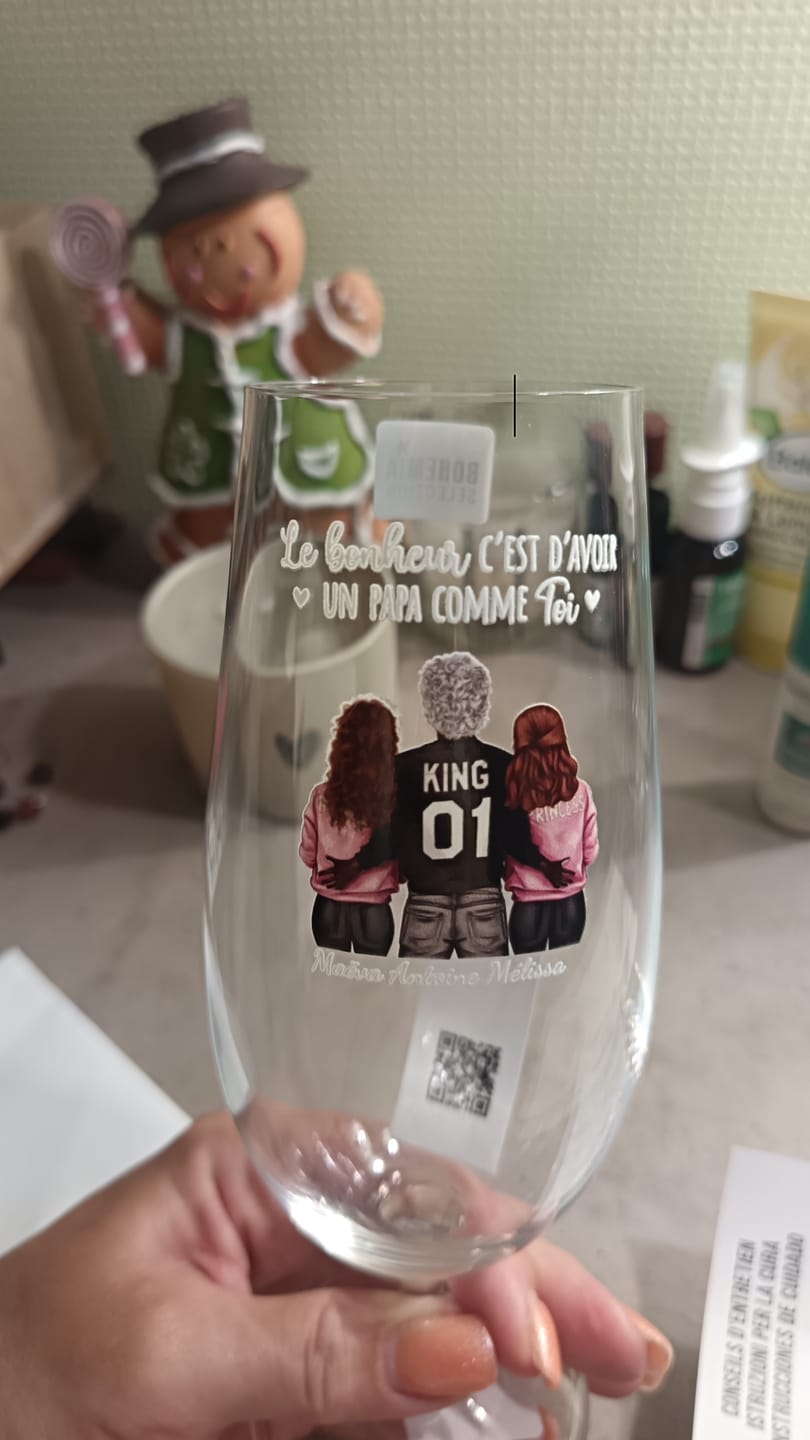 Customer photo review of Coffret cadeau - Verre