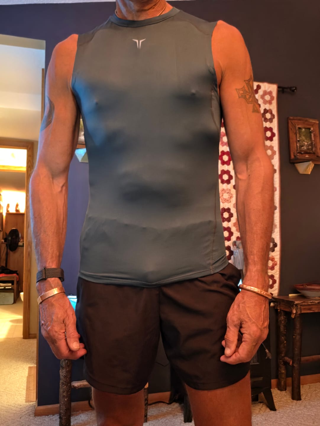 Customer photo review of ALPHA COMPRESSION TANK TOP