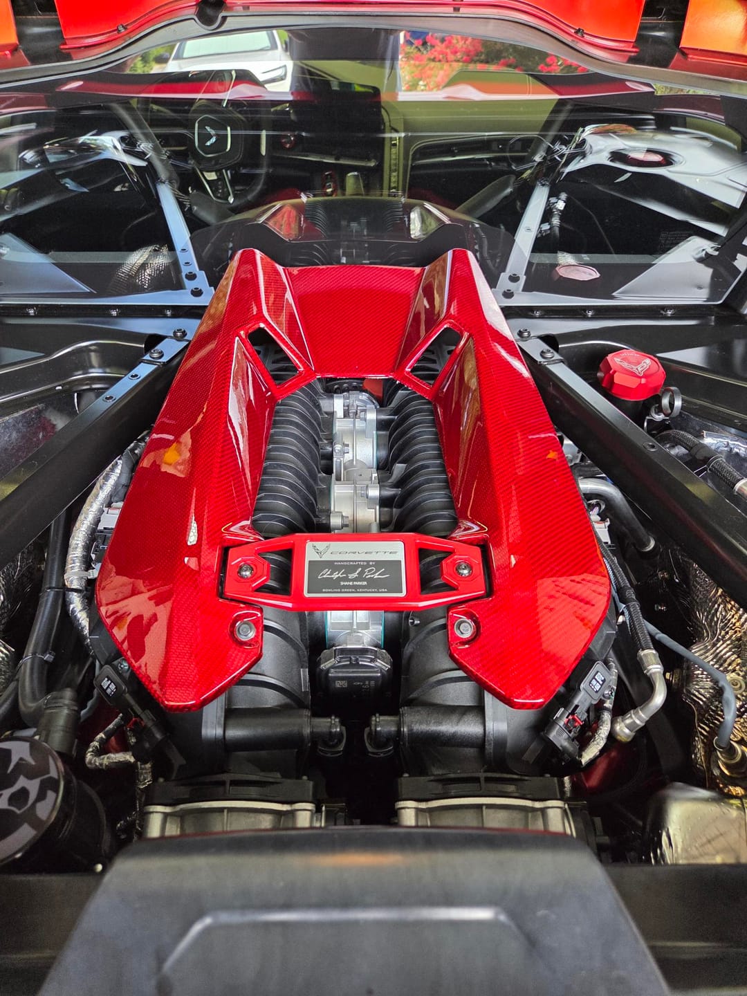 Customer photo review of C8 Corvette Z06 LT6 Real Carbon Fiber Engine Cover | Direct Replacement (2023–2026)