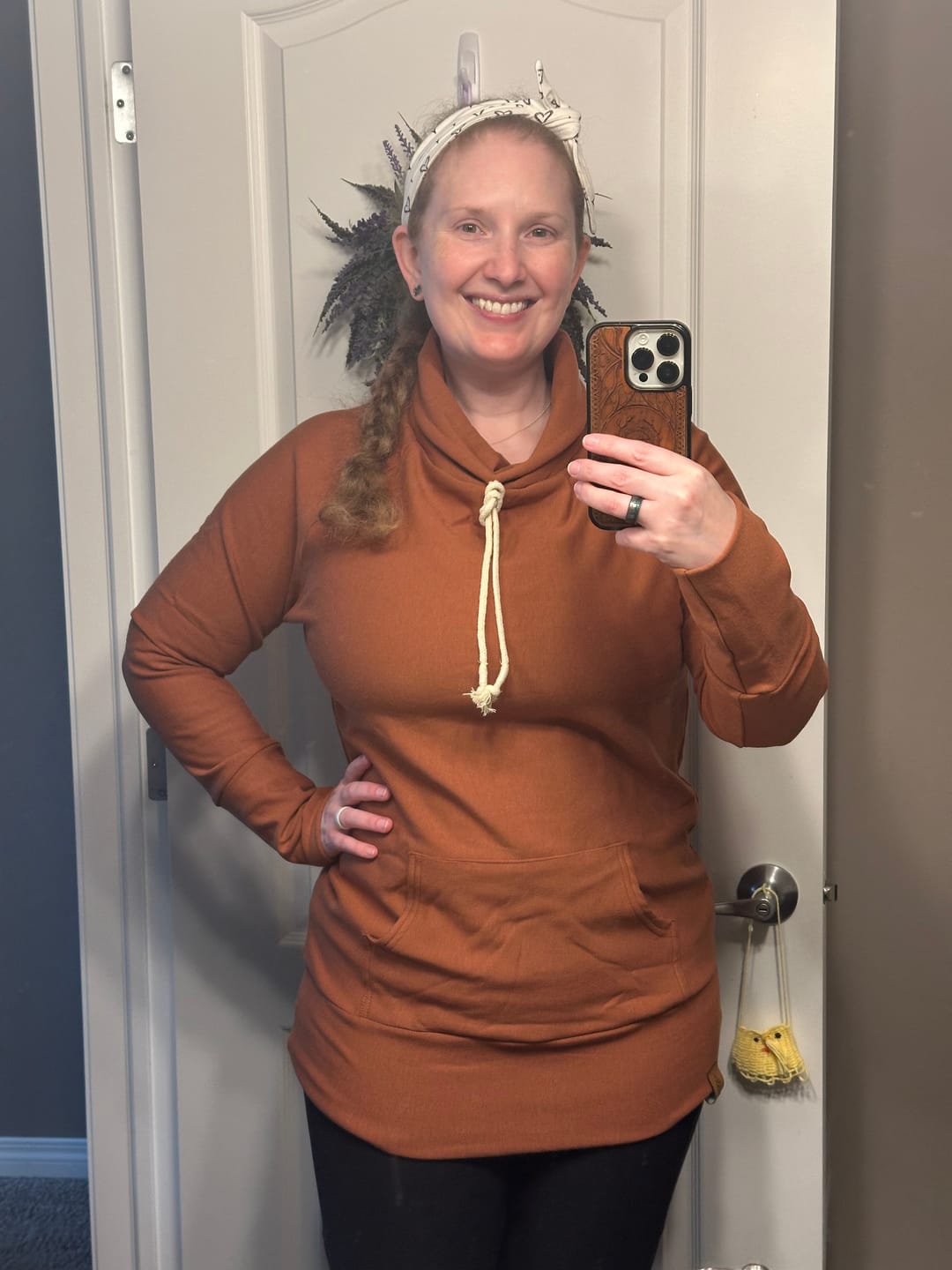 Customer photo review of *Pre-Sale* Cowl Sweatshirt (FLEECE)