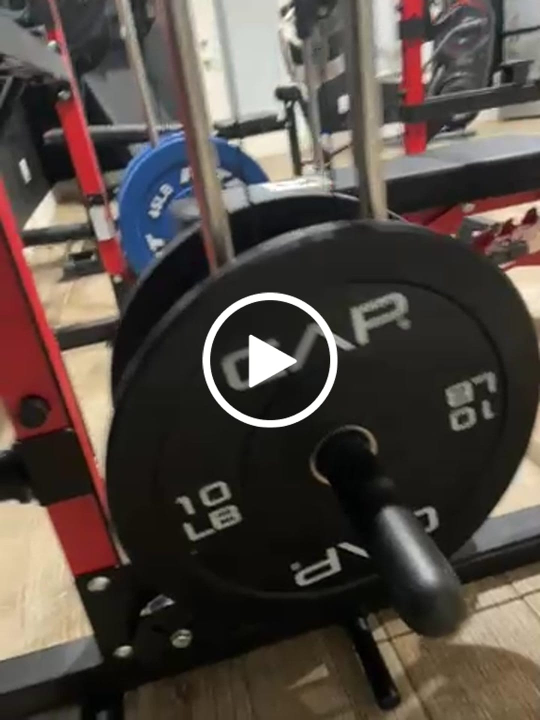 Customer video review of RitFit Bumper Plates Olympic Rubber Weight Plates, 2-inch