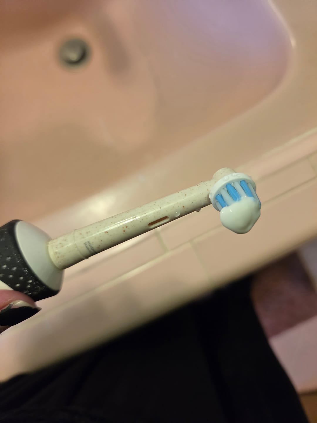 Customer photo review of Oral-B Compatible Plant-based Electrical Toothbrush Heads (4 pack)