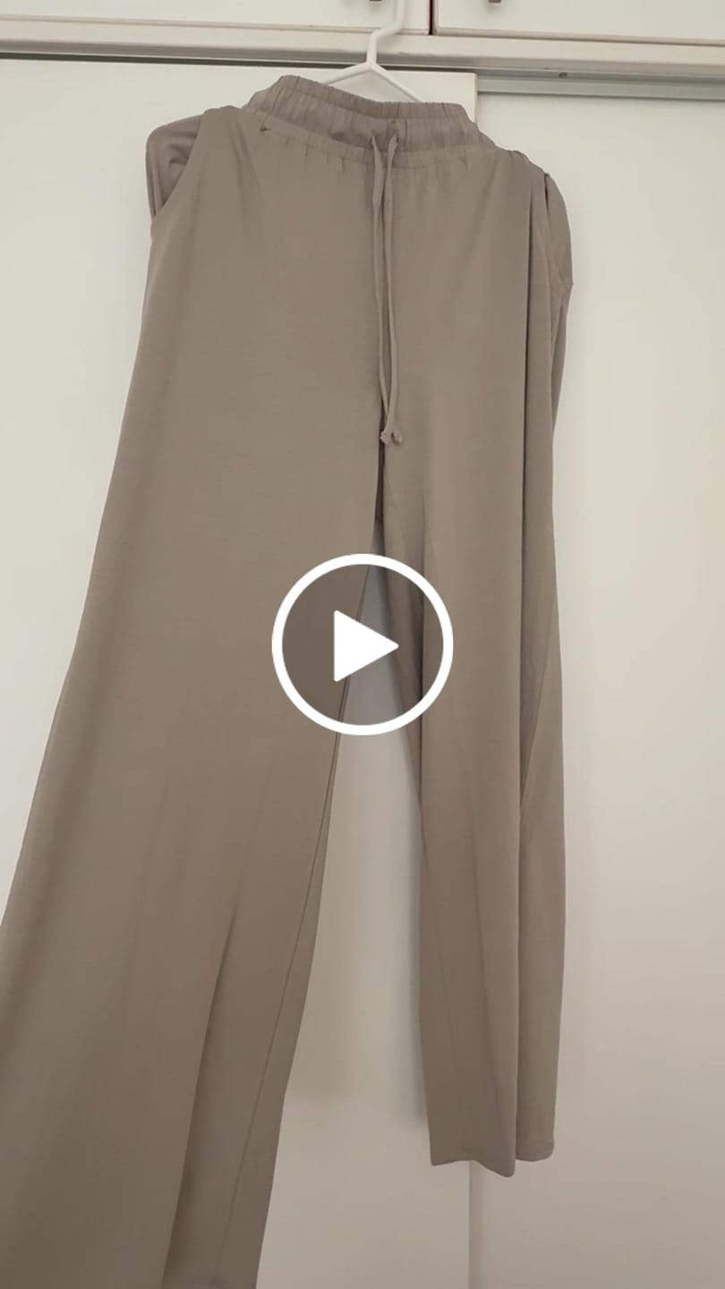 Customer video review of Everyday Palazzo | AlgaKnit - Taupe