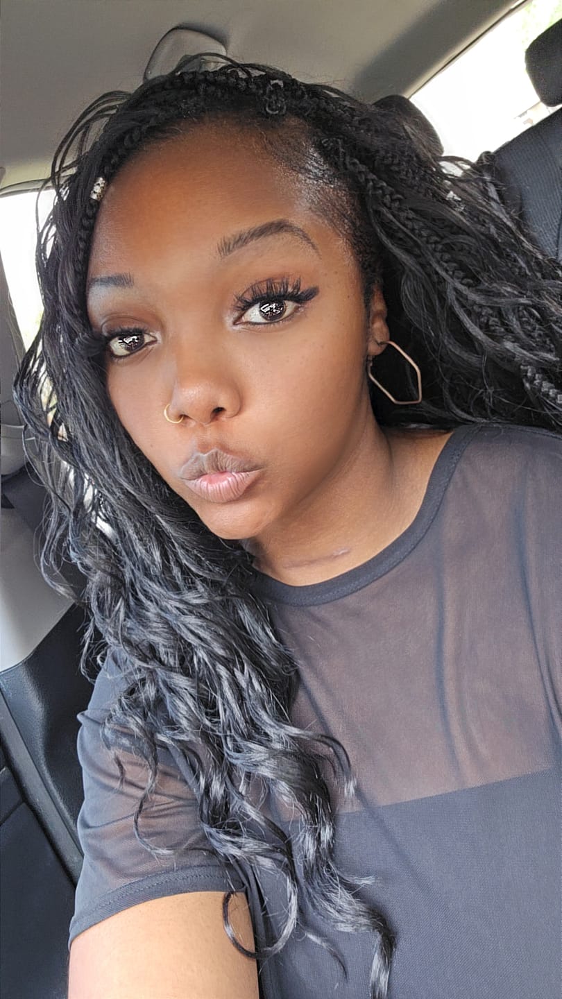 Customer photo review of Freetress Pre-Looped Crochet Braids - 3X BORA BORA BRAIDS 22"