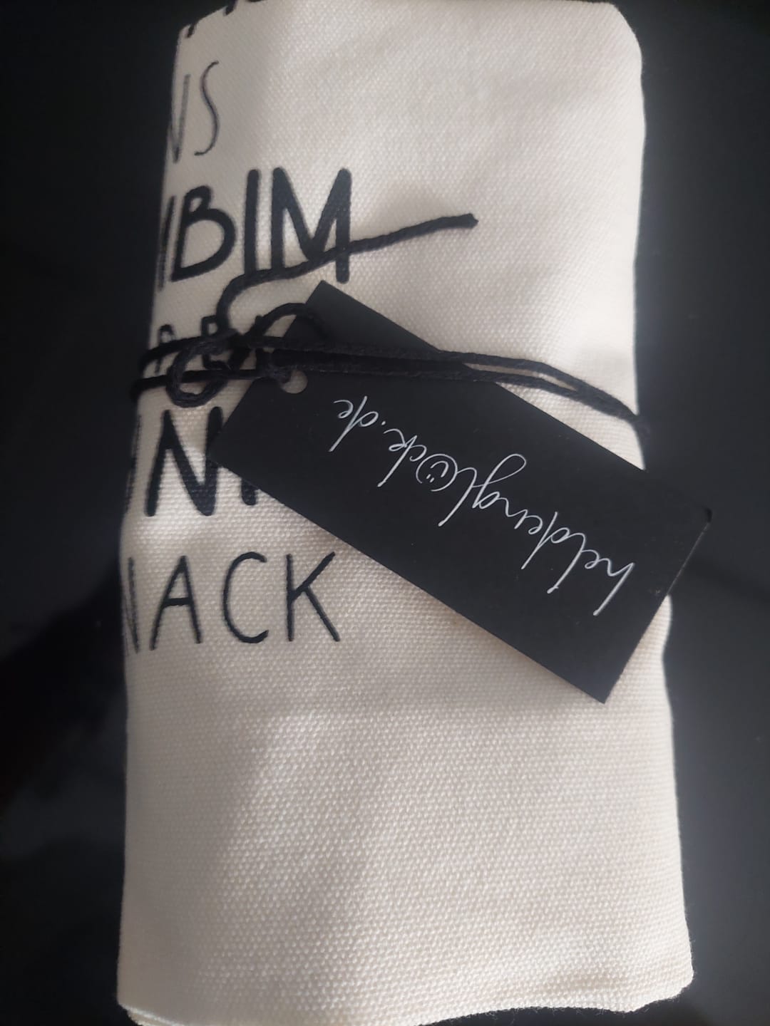 Customer photo review of Krims Krams · Stofftasche