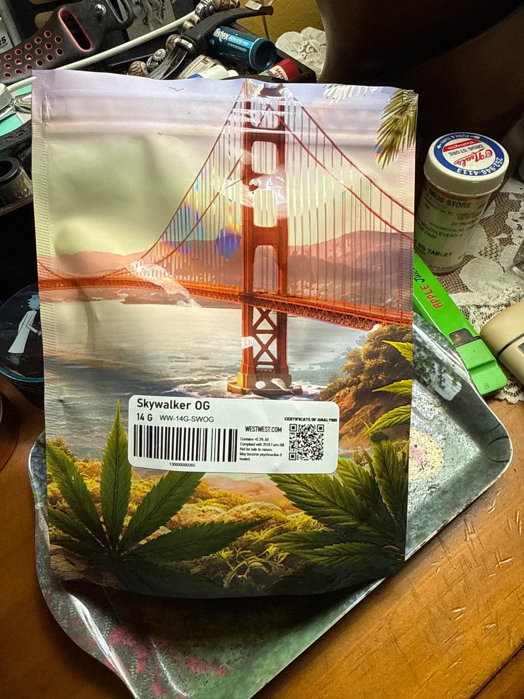 Customer photo review of West West Brand - Skywalker OG - 14 Grams - Indica