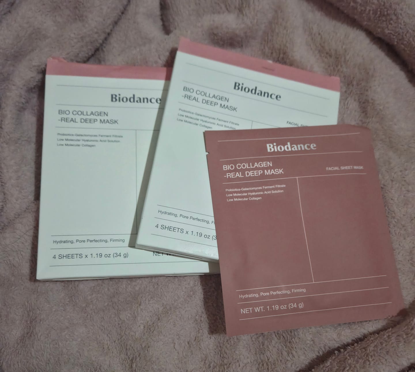 Customer photo review of Biodance Bio-Collagen Real Deep Mask