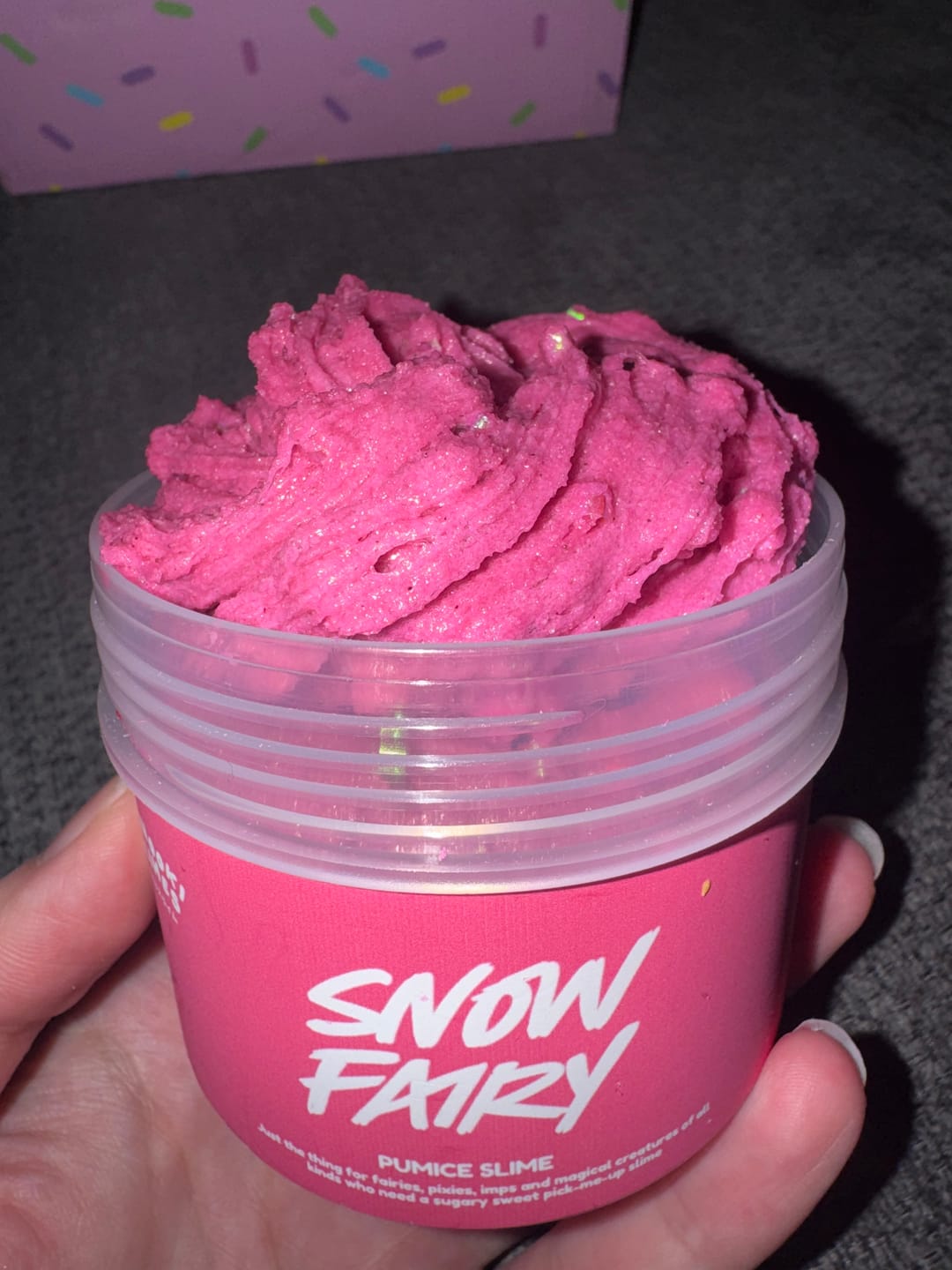 Customer photo review of Snow Fairy Slime