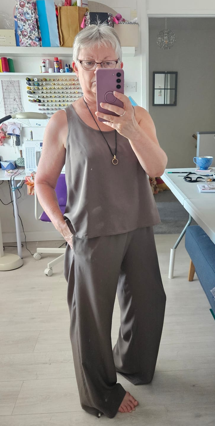 Customer photo review of Plain Viscose Poplin Fabric