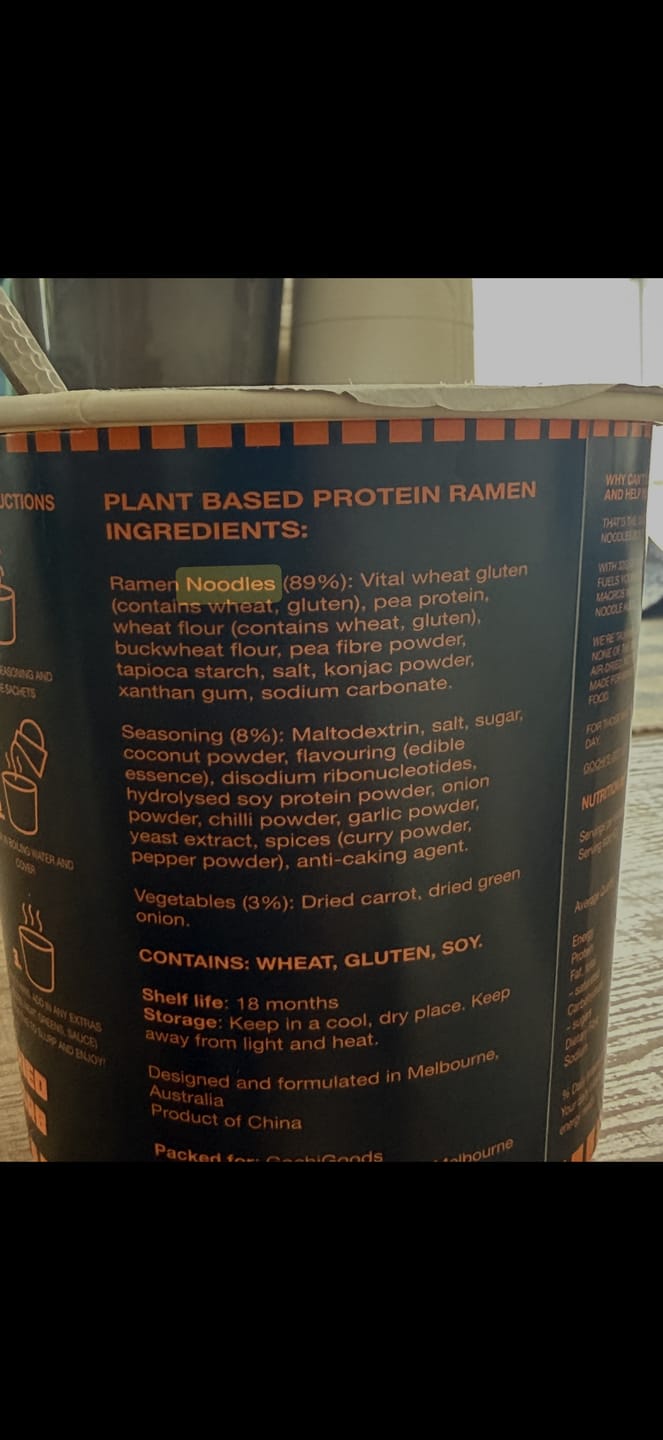 Customer photo review of V1 - GOCHI High Protein Ramen