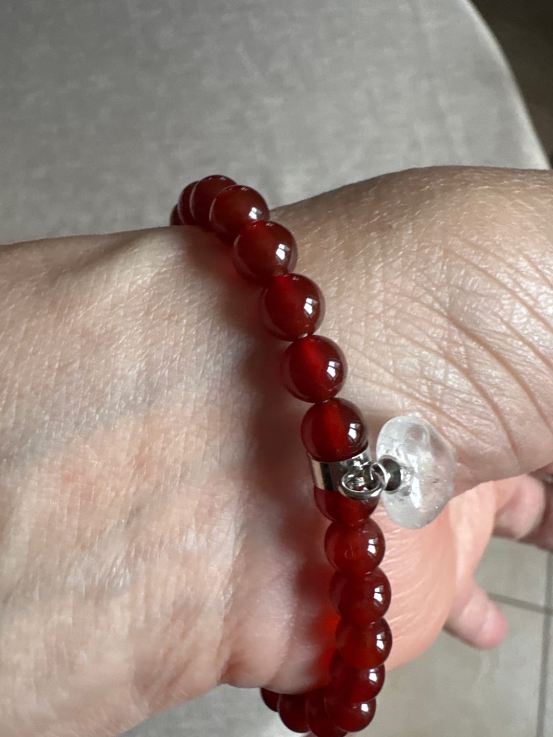 Customer photo review of Bracelet Tehila Cornaline "Timidité"