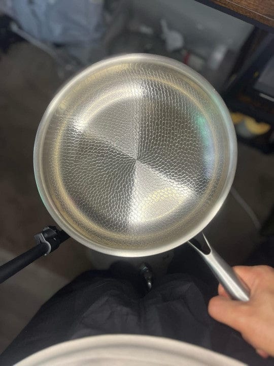 Customer photo review of TitaneX® Titanium Nonstick Frying Pan