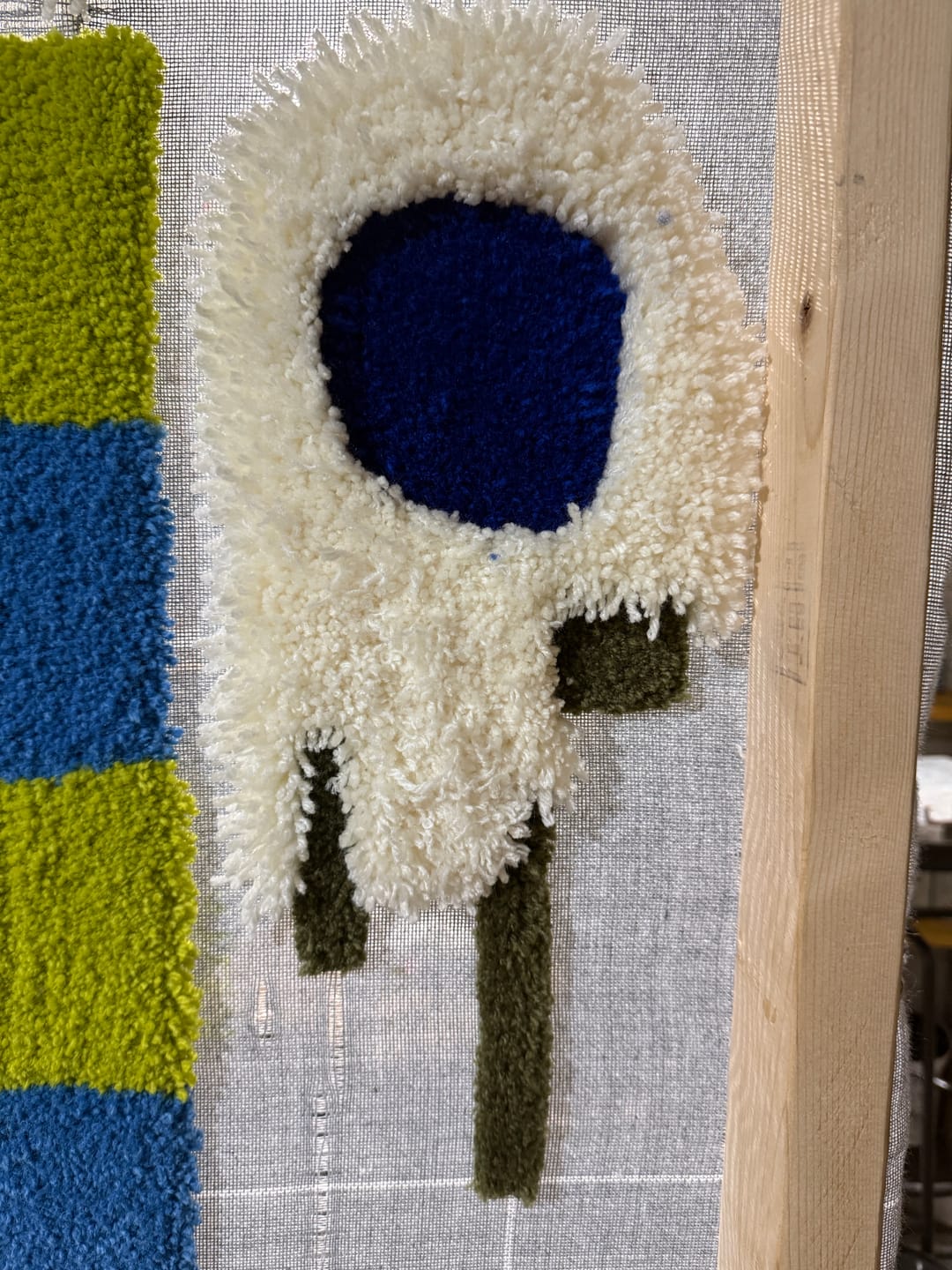 Customer photo review of The Daddy Long Legs — High Pile Shaggy Tufting Machine