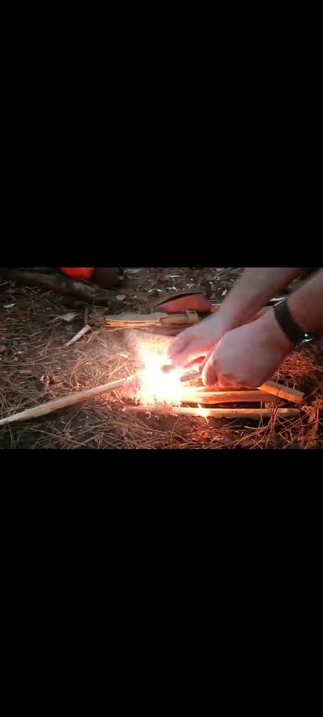 Customer photo review of Hive Fire Starter™ | Hexagonal Rod