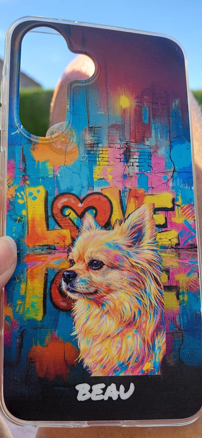 Customer photo review of Streetart - Gepersonaliseerd telefoonhoesje