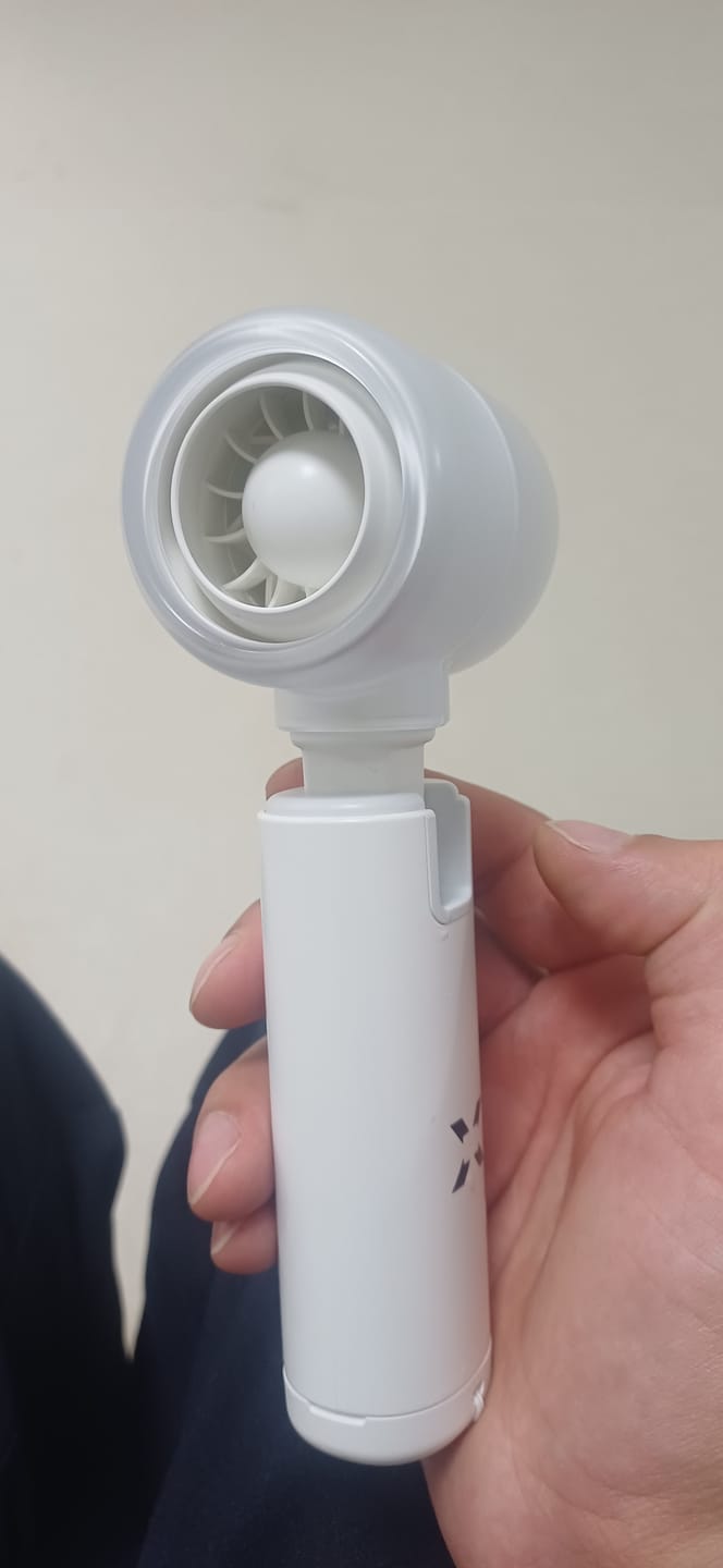 Customer photo review of El Fanı | Taşınabilir, 14000 RPM, 7 Saat Şarjlı, 5 Kademe, Mini Vantilatör, (X6101)