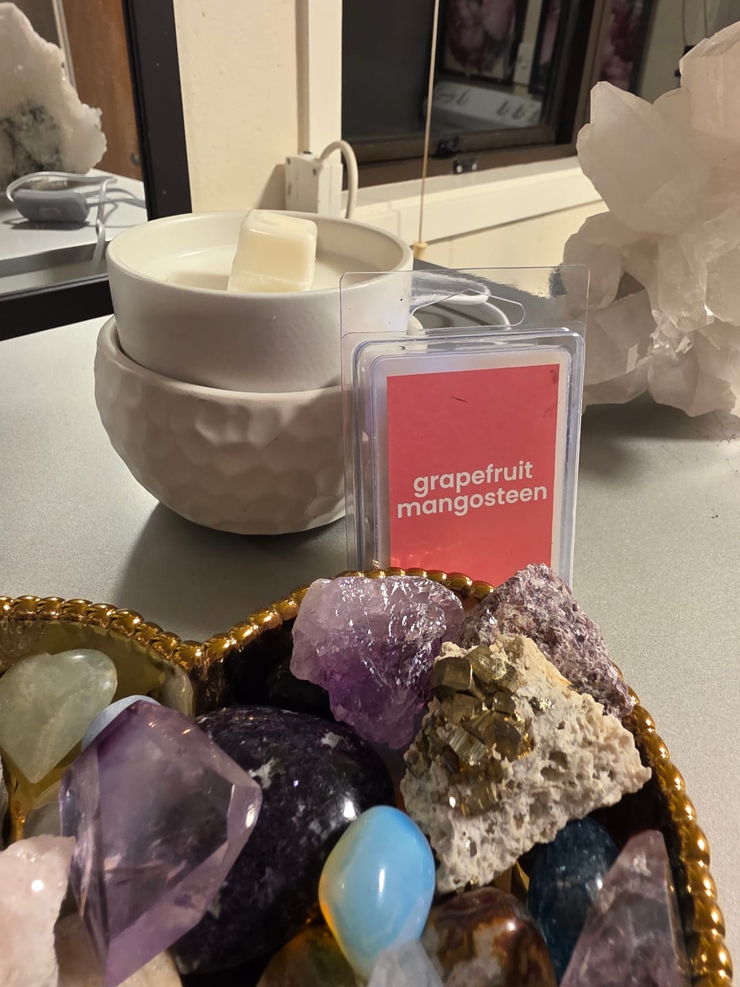 Customer photo review of Grapefruit Mangosteen Wax Melt