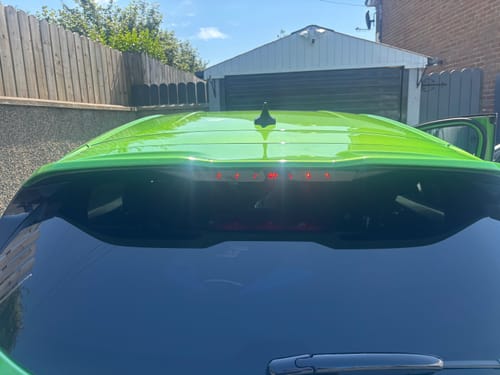 Customer photo review of Upper Middle Brake Light Cover Plate - Mk8/8.5 Fiesta, Mk4/4.5 Focus & Mk2/2.5 Puma