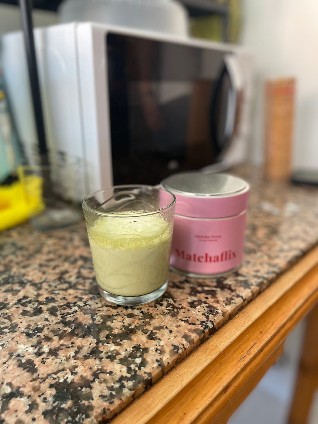 Customer photo review of Té Matcha Premium Fresa