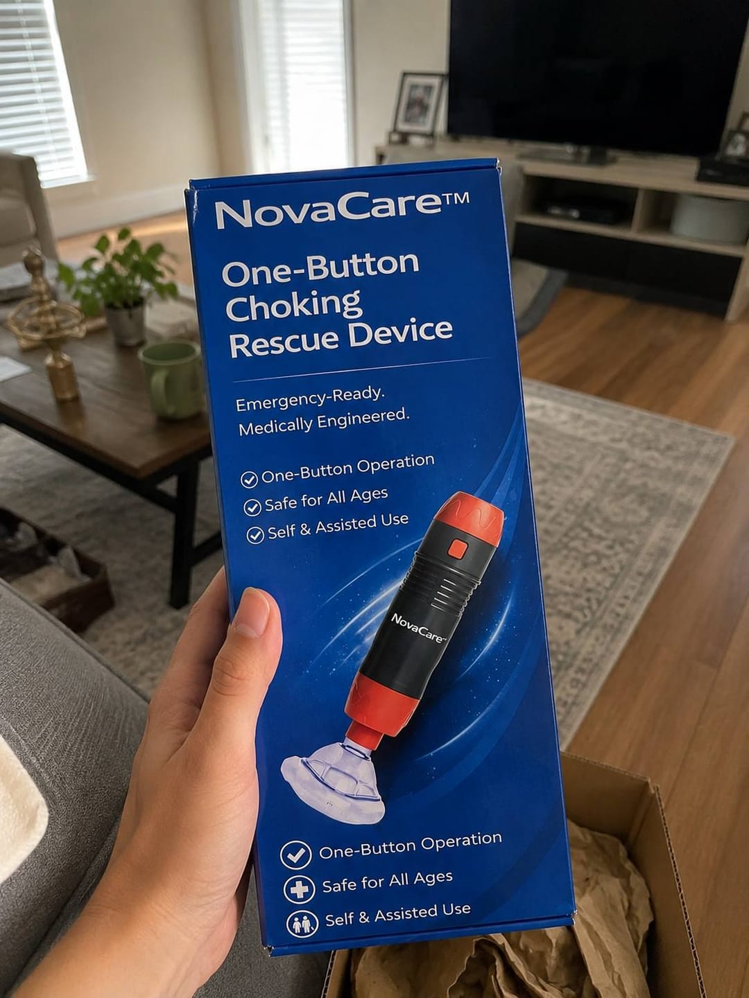 Customer photo review of NovaCare™ Dispositivo Antiatragantamiento de Un Solo Botón