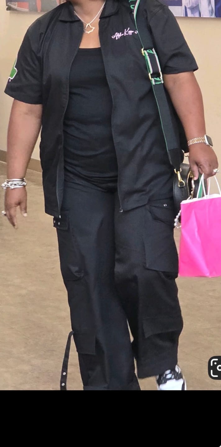 Customer photo review of Cargo Pants- Black