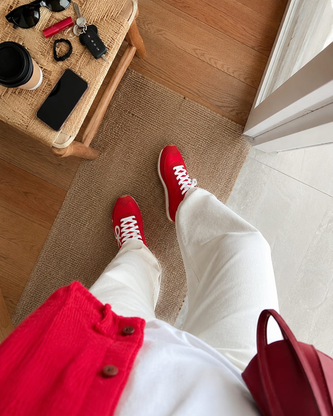 Customer photo review of Lucky Step Retro Runner Sneakers