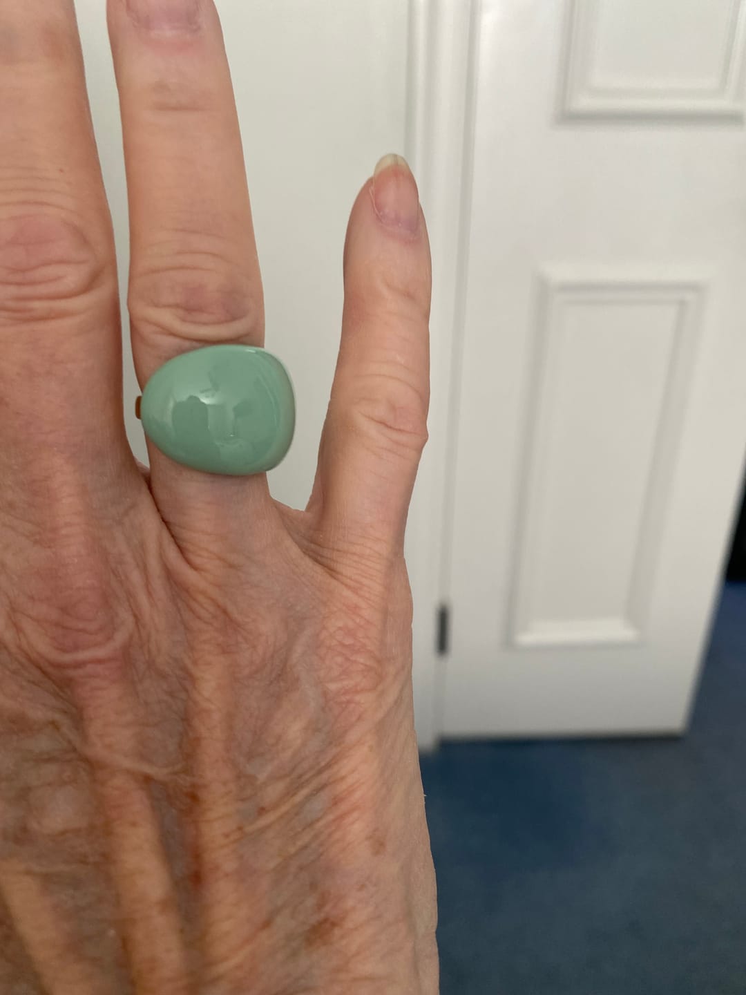 Customer photo review of Lava Drop SS Enamel Ring