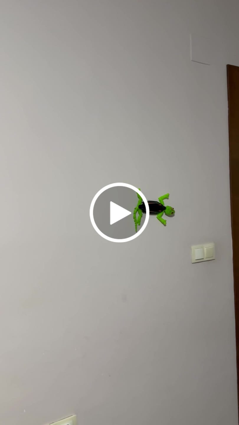 Customer video review of TinyMini™ Uzaktan Kumandalı Duvar ve Tavana Tırmanabilen Kertenkele
