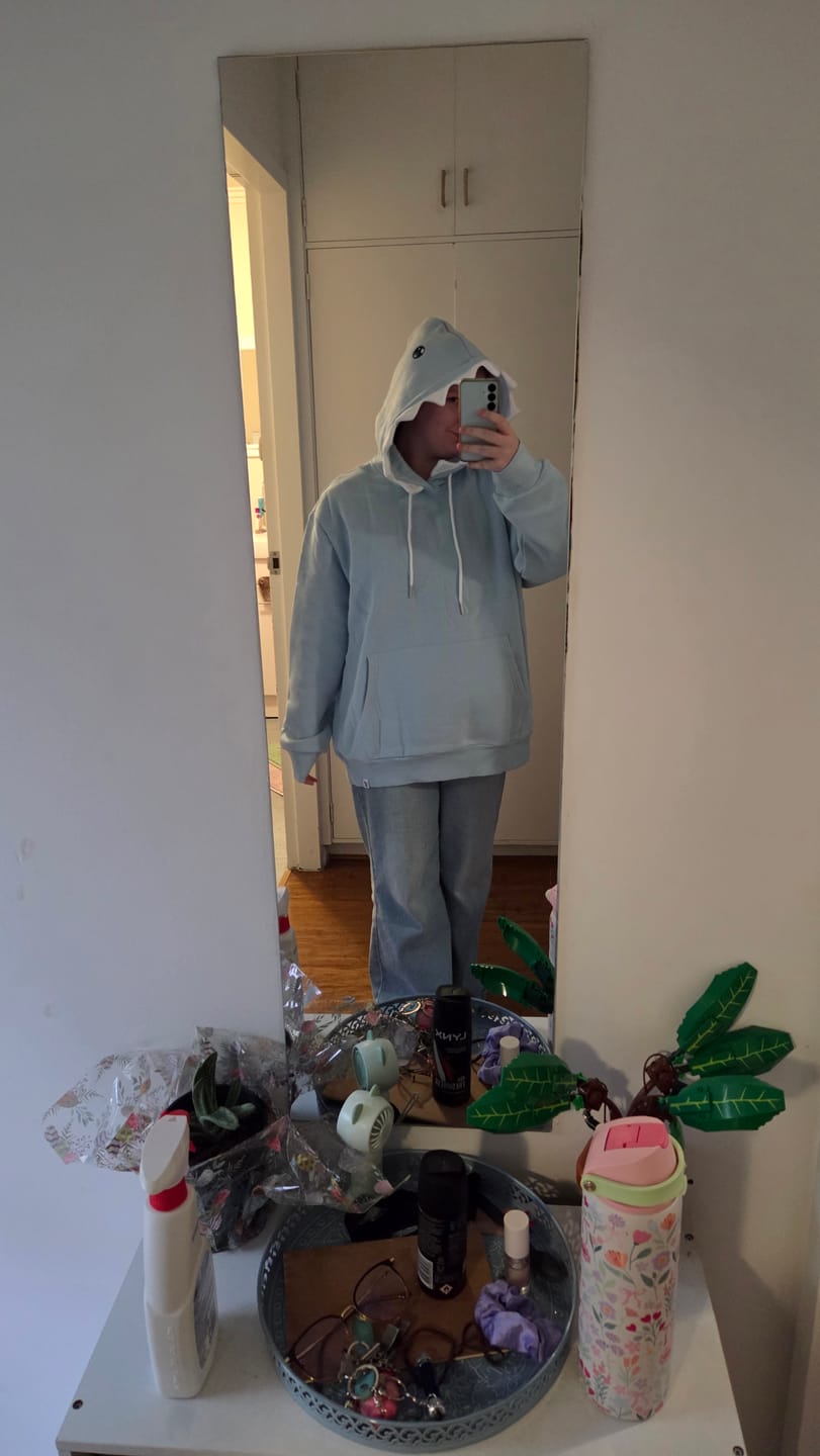 Customer photo review of Bubble Hoodie