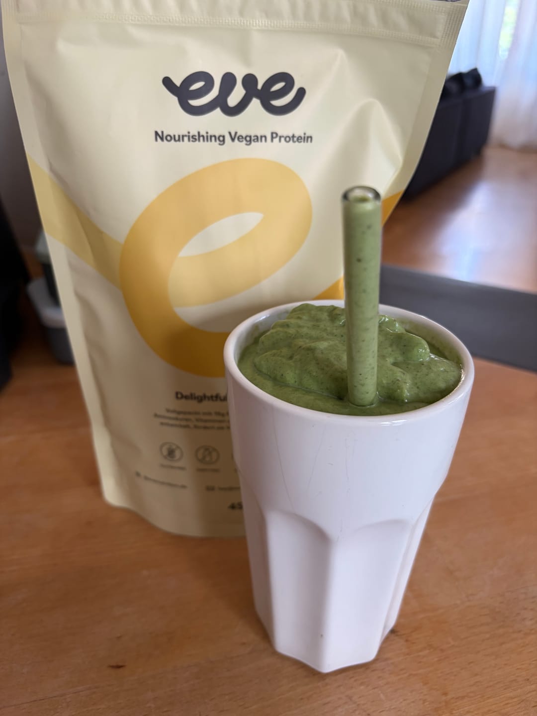 Customer photo review of Nourishing Vanilla Protein (vegan)