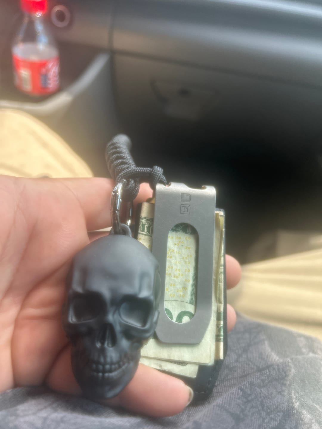 Customer photo review of MC02 Titanium Money Clip - Limited Edition - Gold Anodized