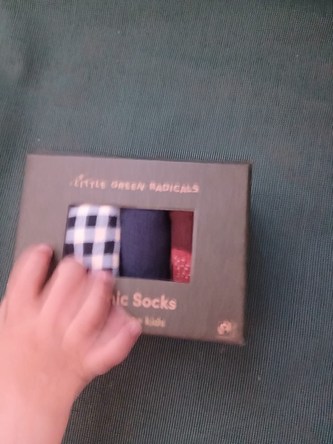 Customer photo review of Teddy Bear Ankle Socks 3 Pack
