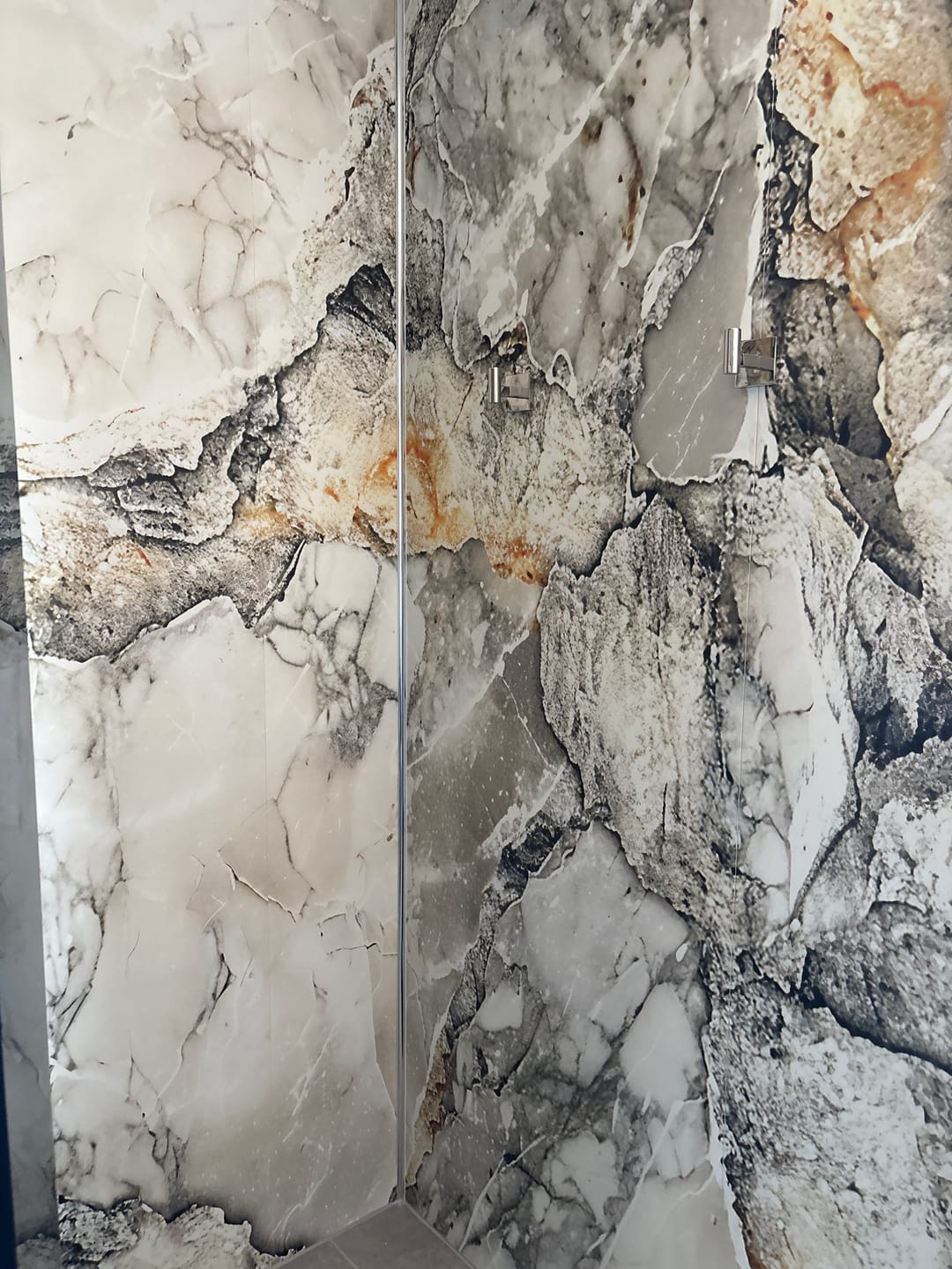 Customer photo review of 10mm Opus Marble Matt Shower Panel 2M x 2.4M