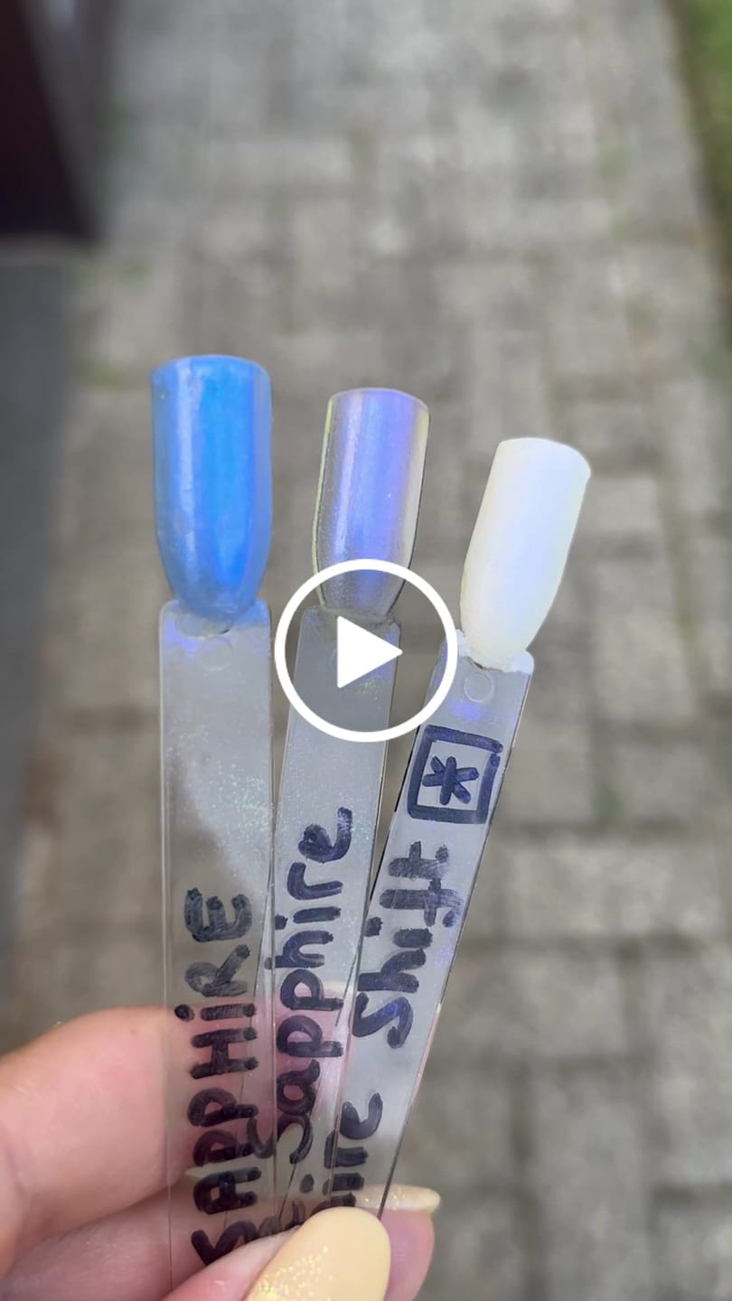 Customer video review of Sapphire Shift Chrome Powder