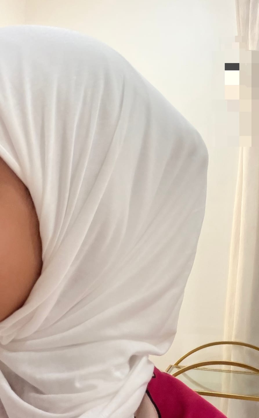 Customer photo review of Cotton Kleenex Mini Hijab