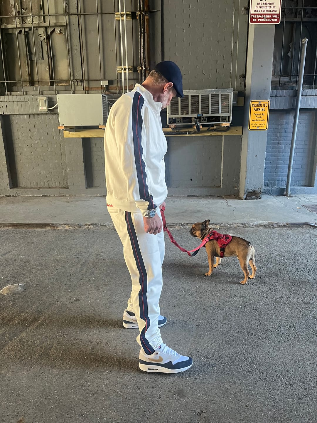 Customer photo review of Semplice Track Pant-Gardenia